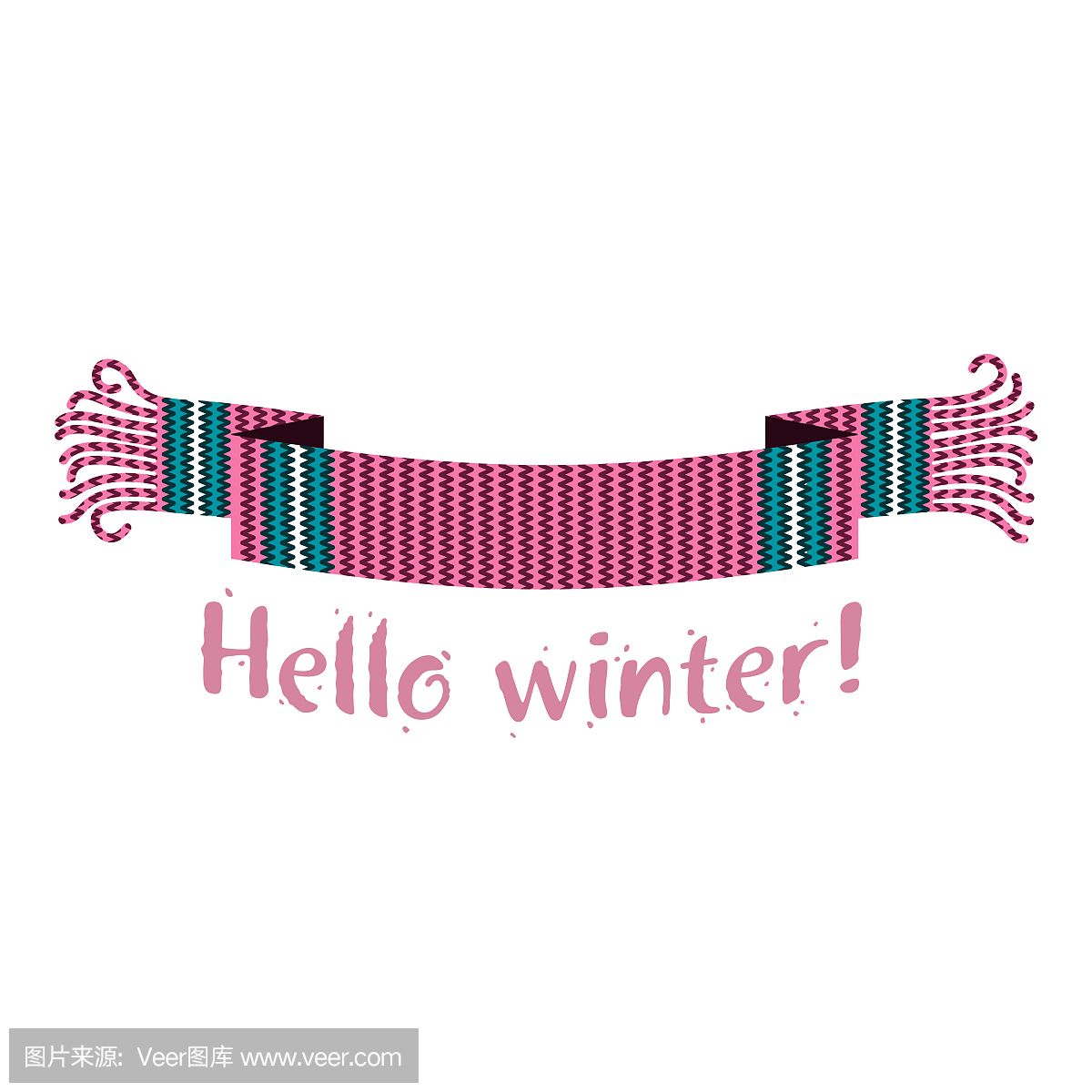 冬季针织围巾